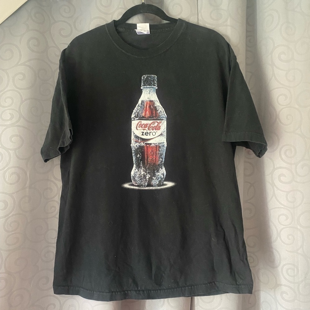 Coke zero graphic T-shirt size extra large